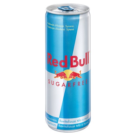 Red Bull Sugarfree energetický nápoj bez cukru 24x250ml