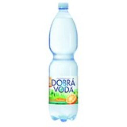 Dobrá voda ochucená Pomeranč jemně perlivá 6×1,5L PET