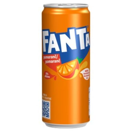 Fanta Orange 24x330ml plech