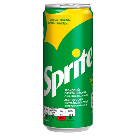 Sprite 24x330ml plech