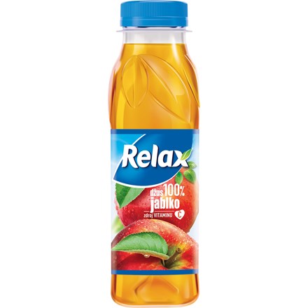 Relax Jablko 100% džus 12x300ml PET