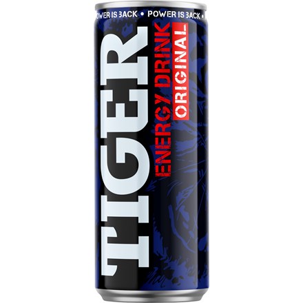 Tiger Energy drink energetický nápoj 12x250ml plech