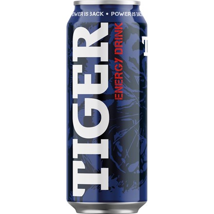 Tiger Energy drink 12x 500 ml plech