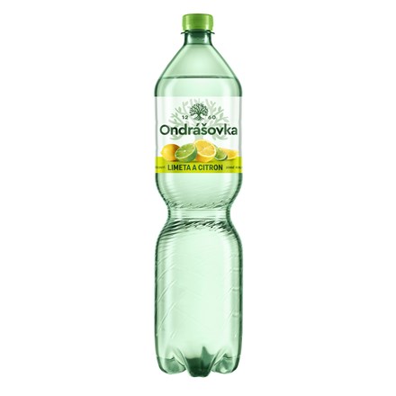 Ondrášovka Limetka a citron ochucená minerální voda 6×1,5L