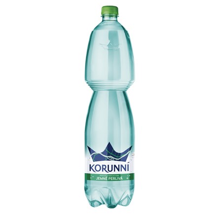 Korunní Voda minerální jemně perlivá 6×1,5L