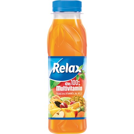 Relax Multivitamin 100% džus 12x300ml PET