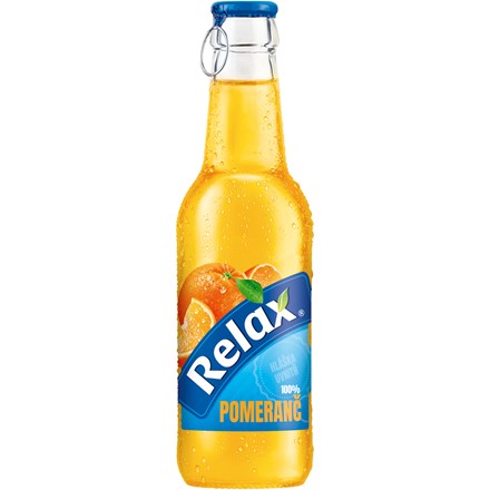 Relax Víčko Pomeranč 100% džus 24x250ml