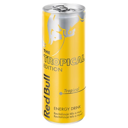 Red Bull Tropical energetický nápoj 250 ml plech