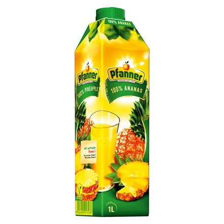 Pfanner Ananas 100% džus 8×1 l