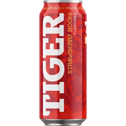 Tiger Energy Jahoda 12x 500 ml plech