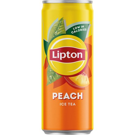 Lipton Ice Tea Peach Ledový čaj broskev 24x 330 ml plech