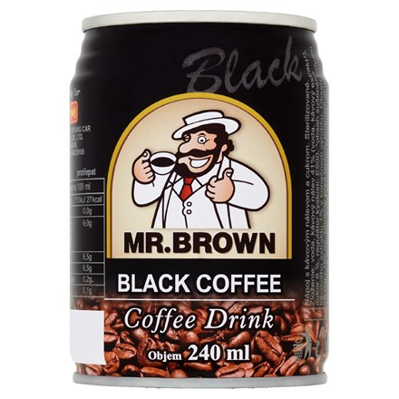 Mr.Brown Ledová káva Black 6x240ml plech