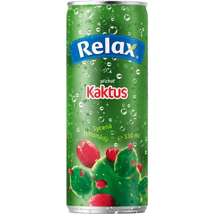 Relax Kaktus nápoj 12x330ml plech