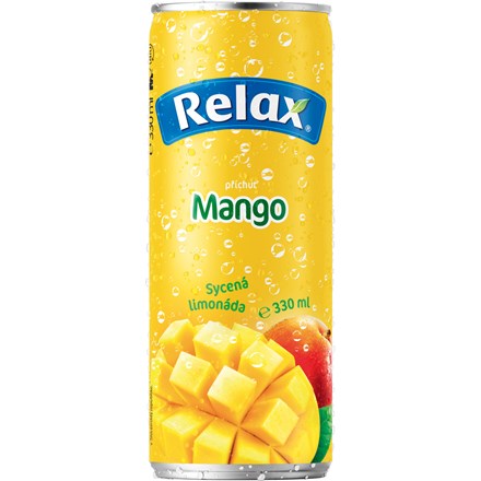 Relax Mango nápoj 12x330ml plech