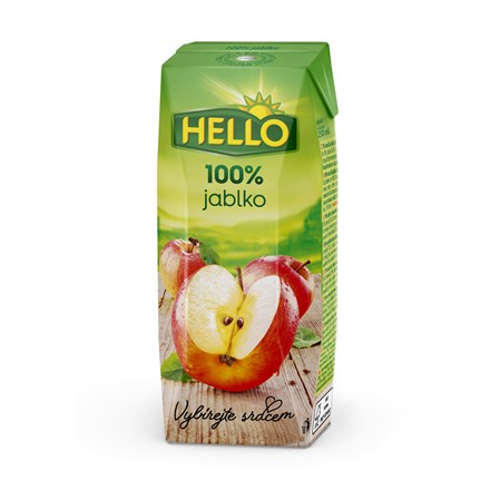 Hello Jablko 100% 18x250ml