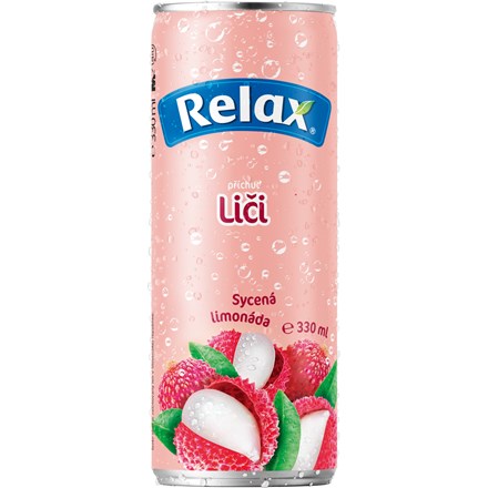 Relax Liči 12x330ml plech