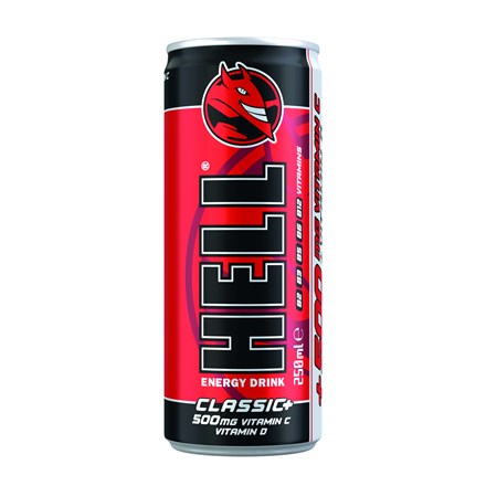 Hell Energy Drink Classic Energetický nápoj 24x250ml plech