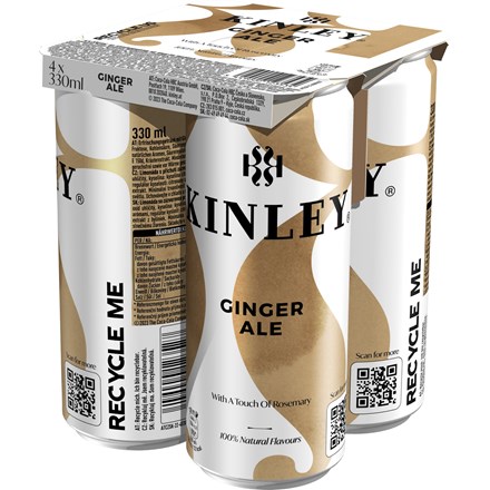 KINLEY Ginger 4x 330 ml plech