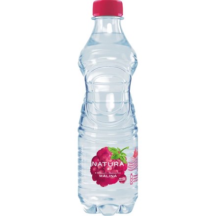 Natura Voda ochucená malina 12x 500 ml