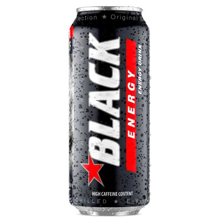 Black Energy Nápoj energetický 24×500 ml plech