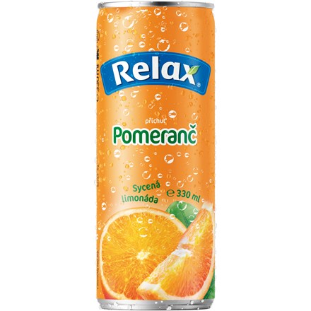 Relax Pomeranč 12x330ml plech