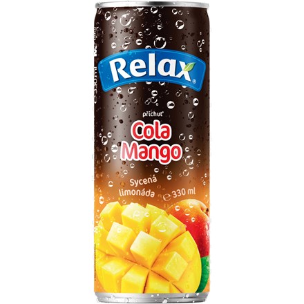 Relax Cola Mango 12x330ml plech