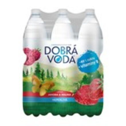 DOBRÁ VODA Ochucená jahoda/ malina 6x 1,5 l