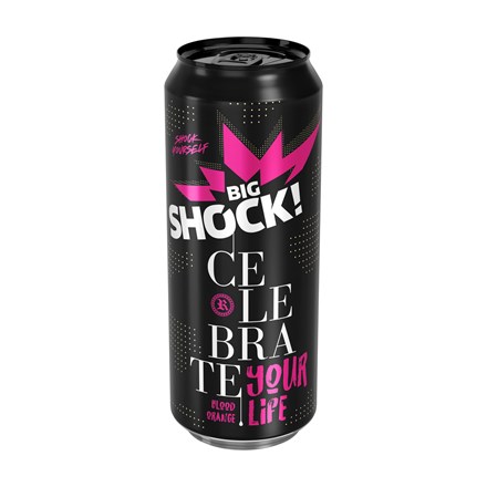 BIG SHOCK! Blood Orange energetický nápoj 6x 500 ml