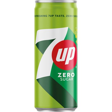 7UP Zero Sugar 24x 330 ml plech