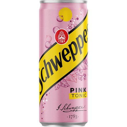 Schweppes Pink Tonic 24 x 330 ml plech