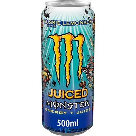 MONSTER Aussie Lemo energetický nápoj 12 x 500 ml plech