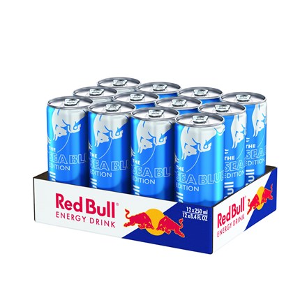 Red Bull Sea Blue Edition energetický nápoj 12 x 250 ml